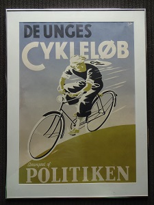 DE UNGES CYKLELØB - arrangeret af POLITIKKEN - org vintage cykl