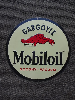 GARGOYLE - MOBILOIL - SOCONY-VAKUUM - org vintage tinsign